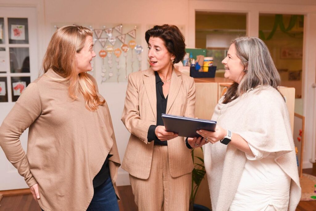 Governor Gina Raimondo Visits the Coggeshall Club